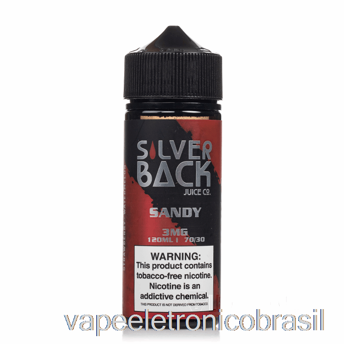 Vape Eletrônico Sandy - Silverback Juice Co. - 120ml 0mg